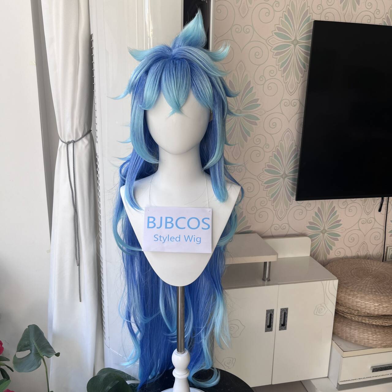 Anime Cosplay Long Hair - [Gestileerde Pruik] Idia Cosplay Pruik Anime