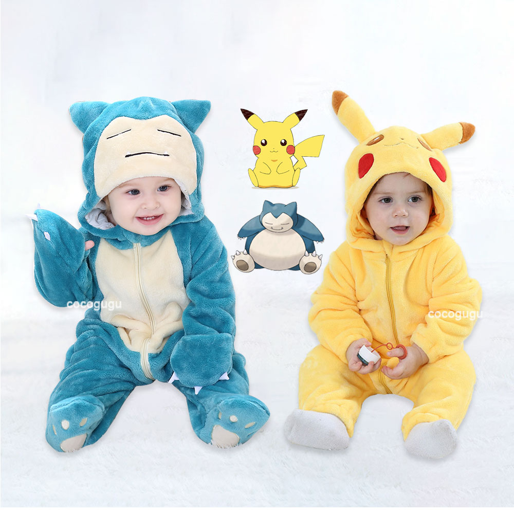Anime Cosplay Pokemon - Pokemon kostuum 0-5 Y baby Snorlax
