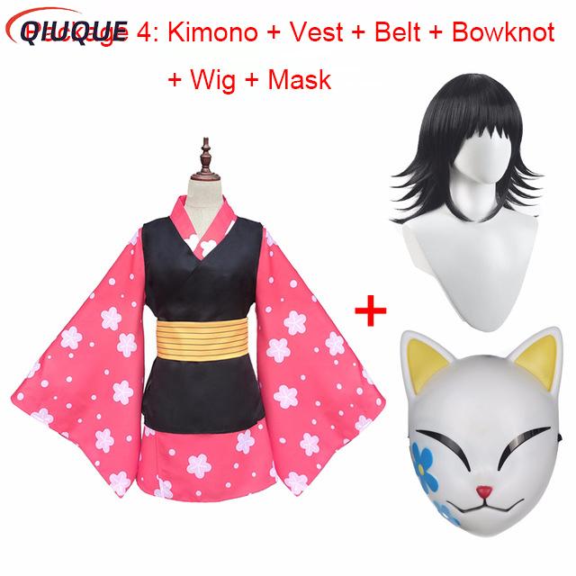 Anime Cosplay Japanese Girl - Makomo Cosplay Kostuum Kimono Uniform PVC
