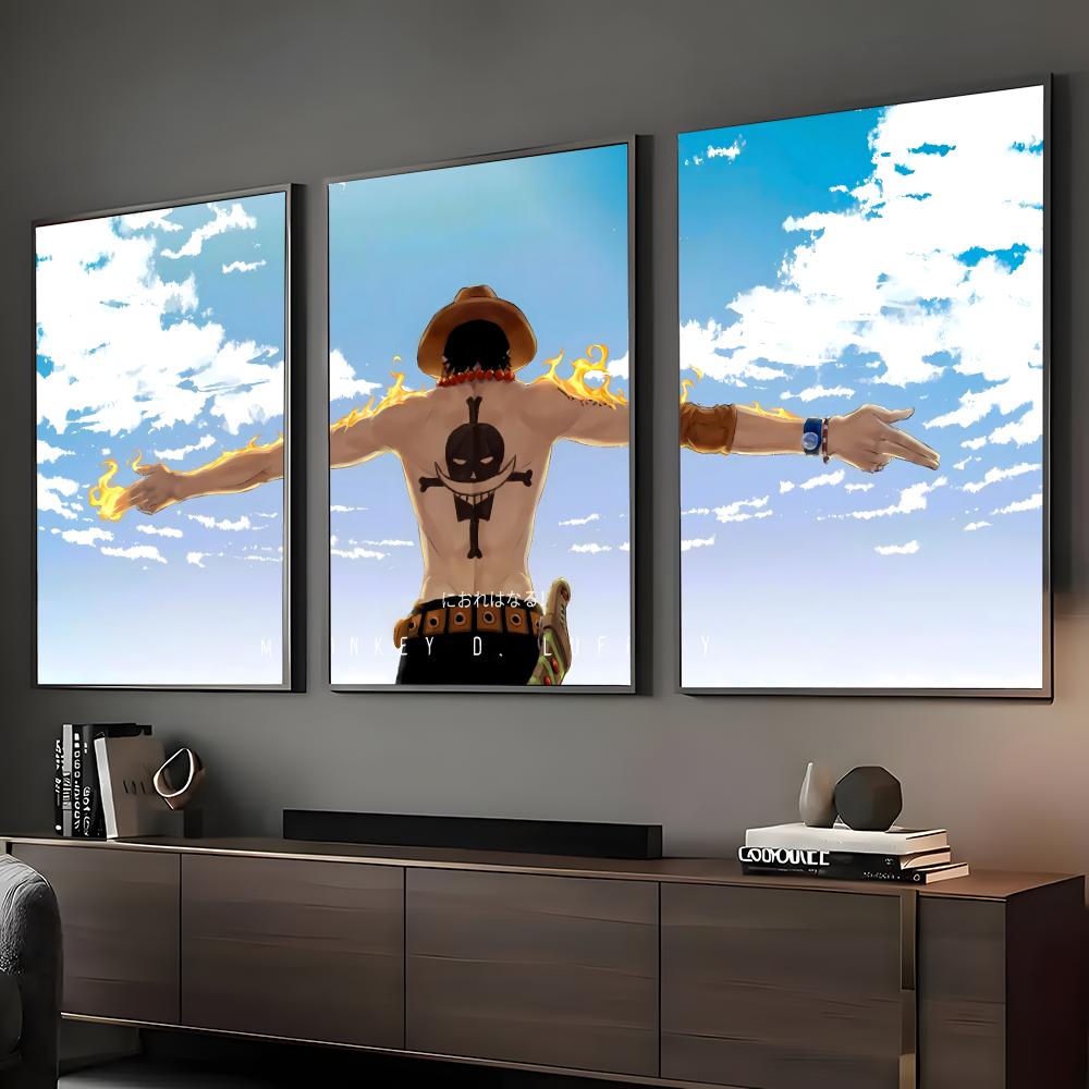 Anime Cosplay Wallpaper - Anime Portgas D. Ace Design Poster