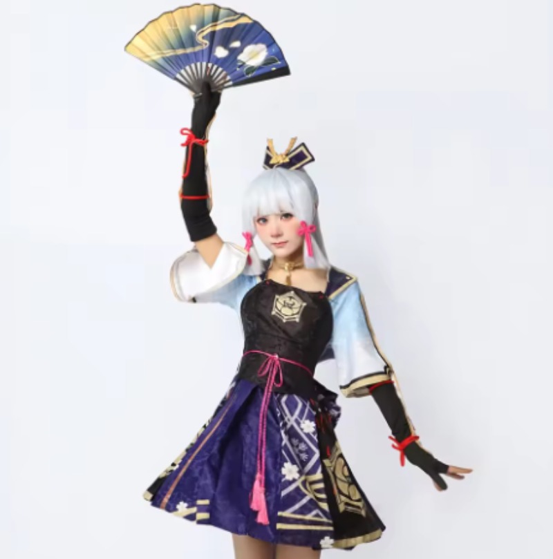Anime Cosplay Dresses - Kamisato Ayaka Cosplay Costume Spiel Genshin
