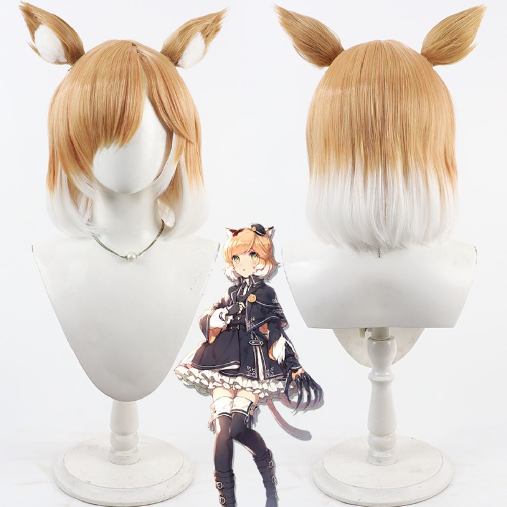 Anime Cosplay Realistic - Arknights Mousse Cosplay Pruik Realistisch haar