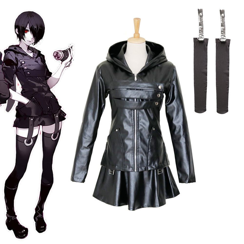 Anime Cosplay Tokyo Ghoul - Tokyo Ghoul Kirishima Touka Cosplay Kostuum