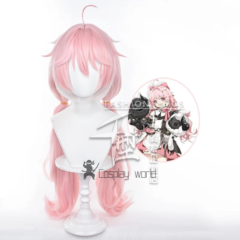 Anime Cosplay Long Hair - Encore Pruik Wuthering Waves Cosplay 80cm