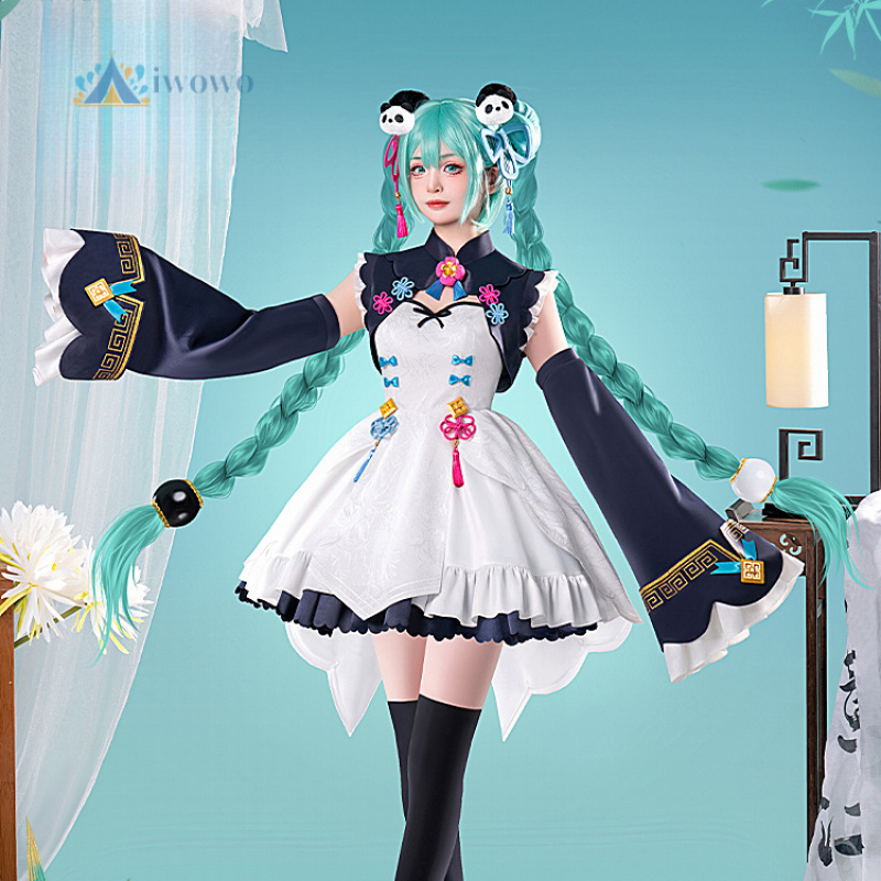 Anime Cosplay Dresses - Anime Project Sekai Cosplay Miku Kostuum