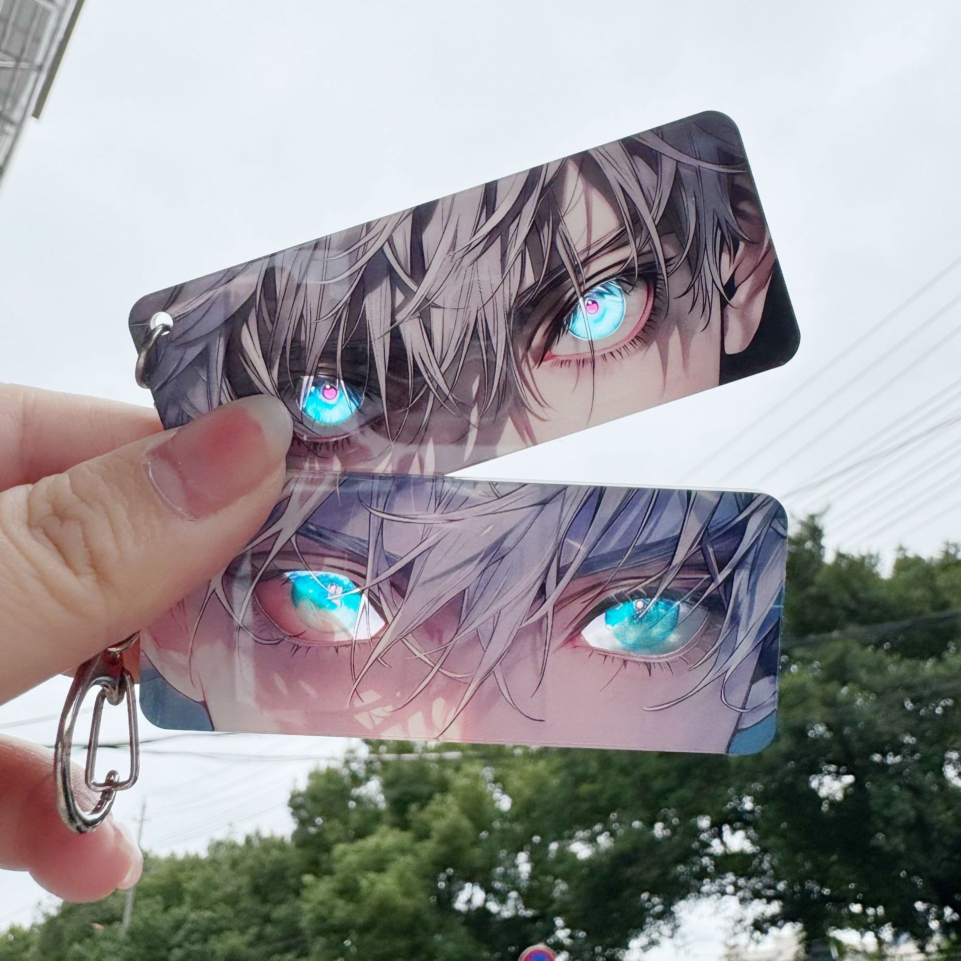 Anime Cosplay Eyes - Anime Jujutsu Kaisen Eye Transparante Kaart
