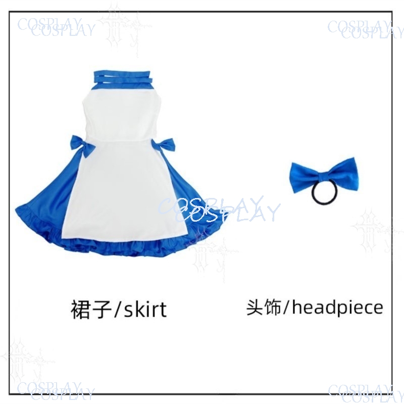 Zenos Anime Cosplay - Blauwe Halloween Volledige Cosplay Outfit Modekostuum