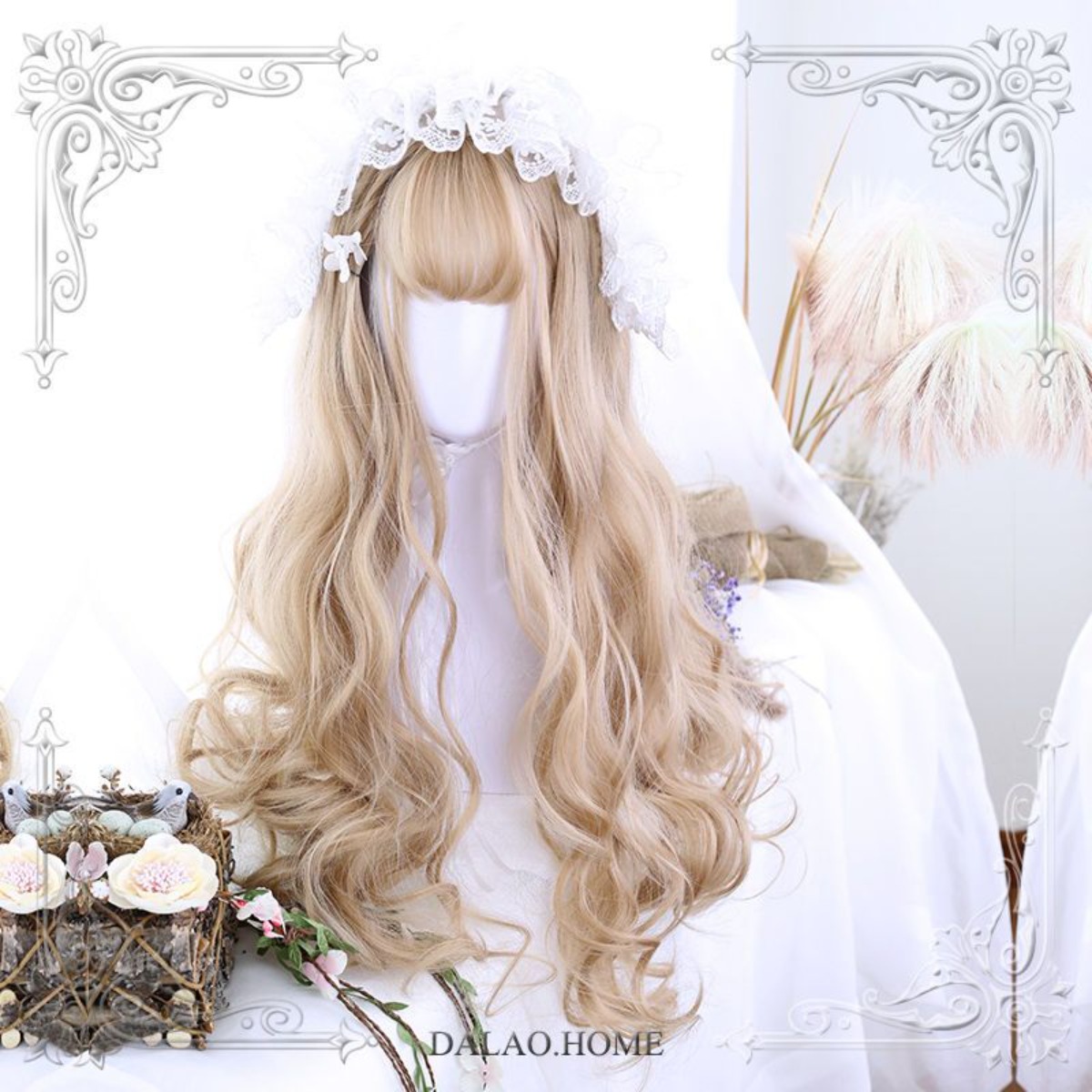Dames volledige hoofdpruik lan - Anime Cosplay Realistic recensie en prijs