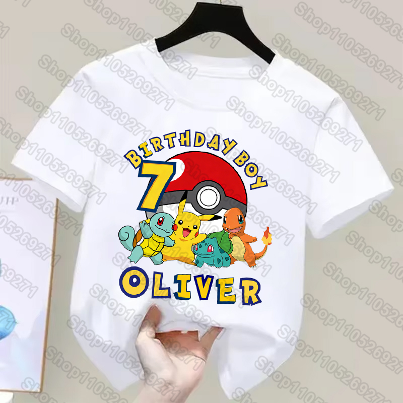 Pokemons Kinderen T-shirts Pik - Anime Cosplay Pokemon recensie en prijs