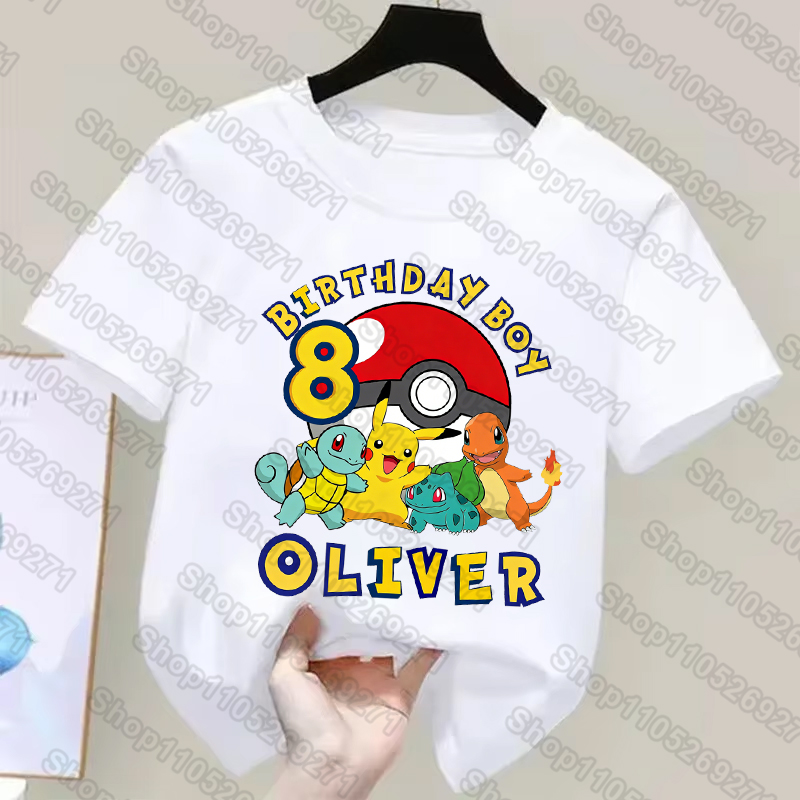 Pokemons Kinderen T-shirts Pik - Anime Cosplay Pokemon recensie en prijs