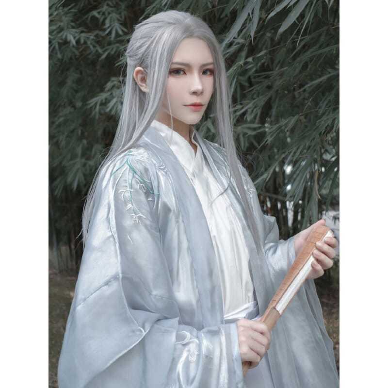 Mannen Hanfu Lang Recht Haar A - Anime Cosplay Long Hair recensie en prijs
