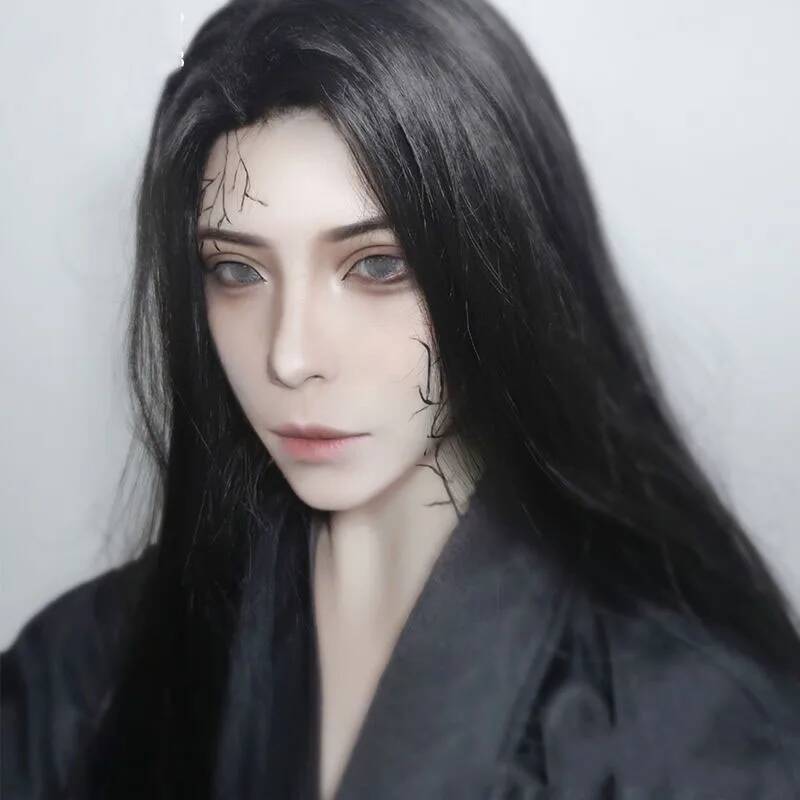 Mannen Hanfu Lang Recht Haar A - Anime Cosplay Long Hair recensie en prijs