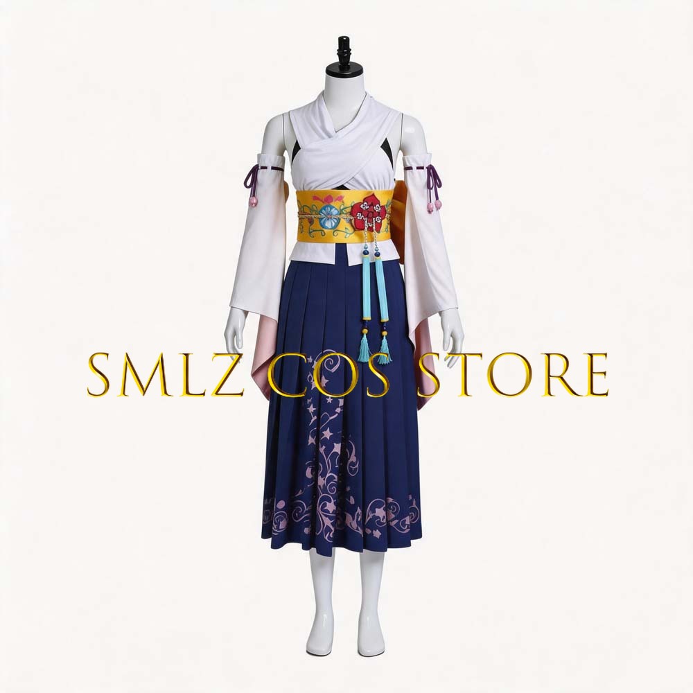 Smlz FFX Yuna Cosplay Anime FF - Anime Cosplay Dresses recensie en prijs