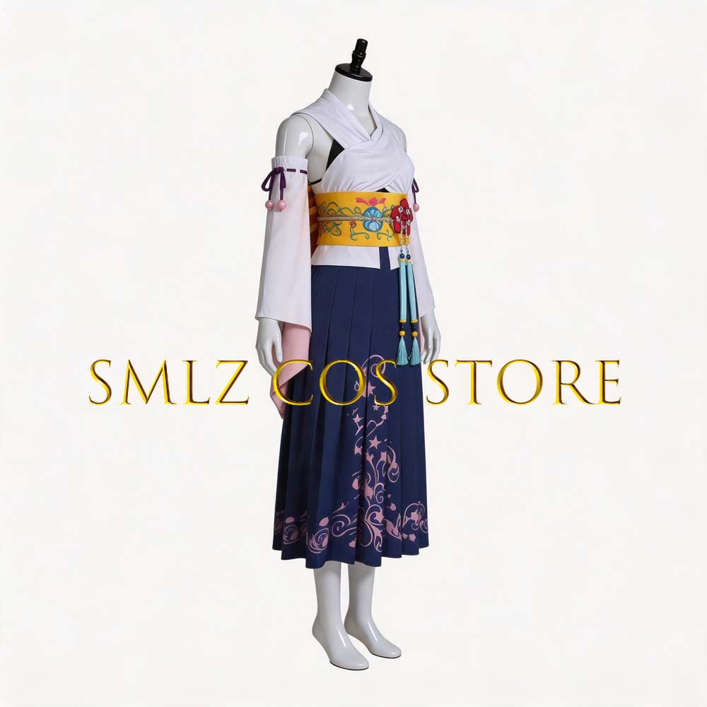 Smlz FFX Yuna Cosplay Anime FF - Anime Cosplay Dresses recensie en prijs