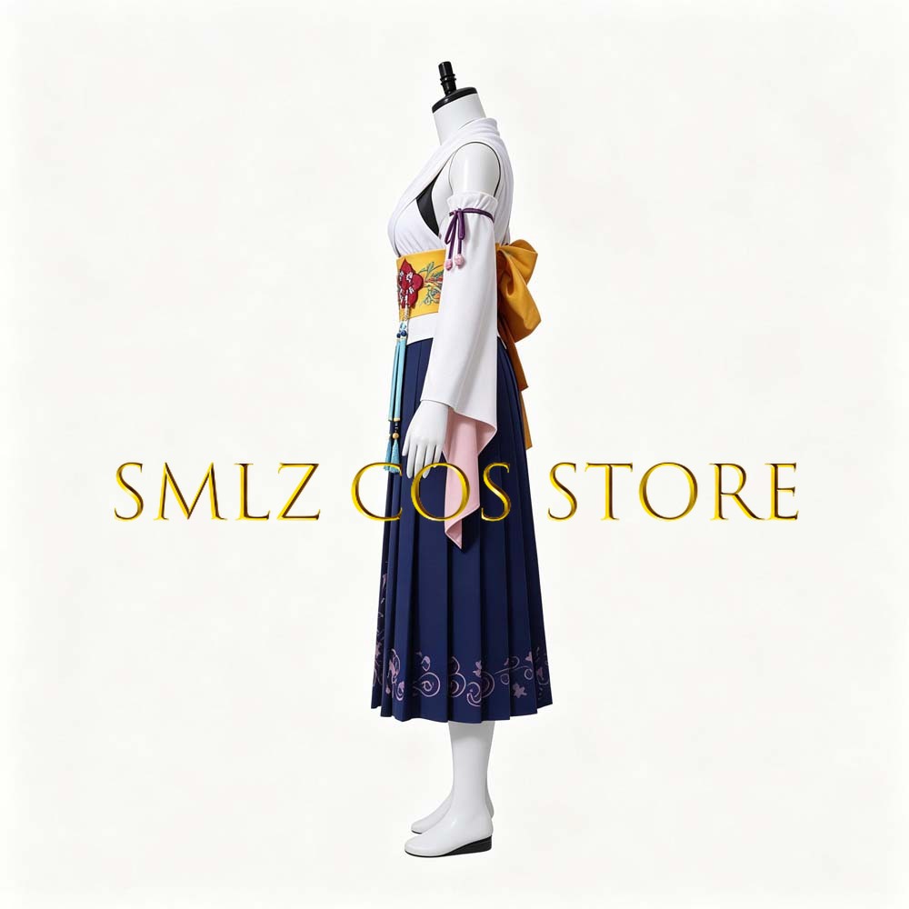 Smlz FFX Yuna Cosplay Anime FF - Anime Cosplay Dresses recensie en prijs