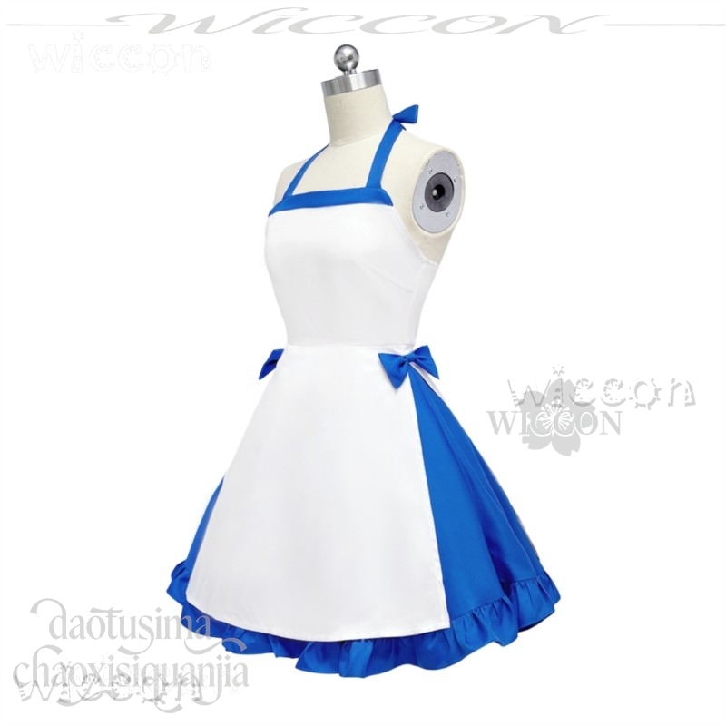 Zeno Ushirono Natsu blauw-witt - Zenos Anime Cosplay recensie en prijs