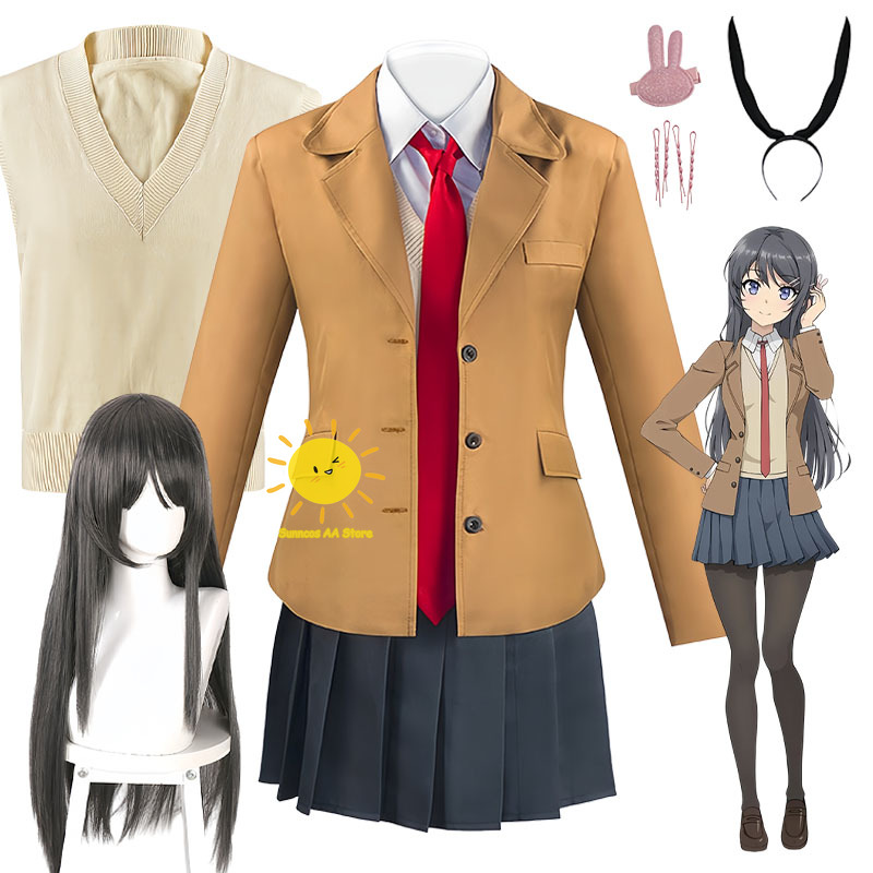 Anime Sakurajima Mai Cosplay S - Cosplay Anime Bunny Girl recensie en prijs