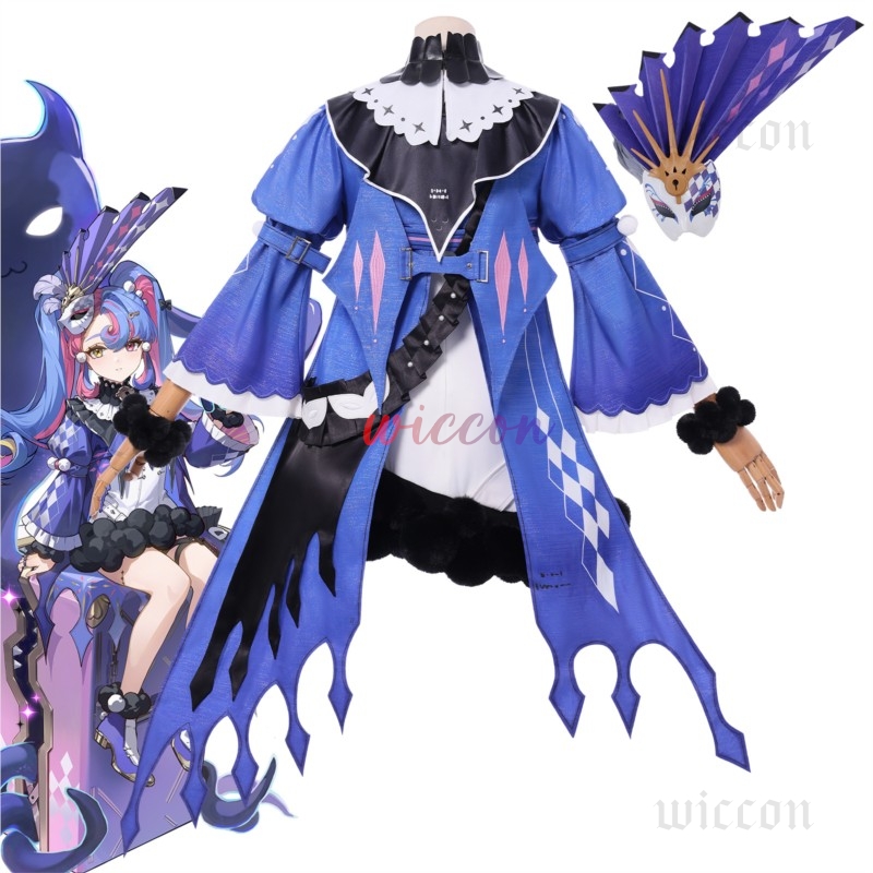 Roccia Cosplay Kostuum Pruik J - Anime Cosplay Japanese Girl recensie en prijs