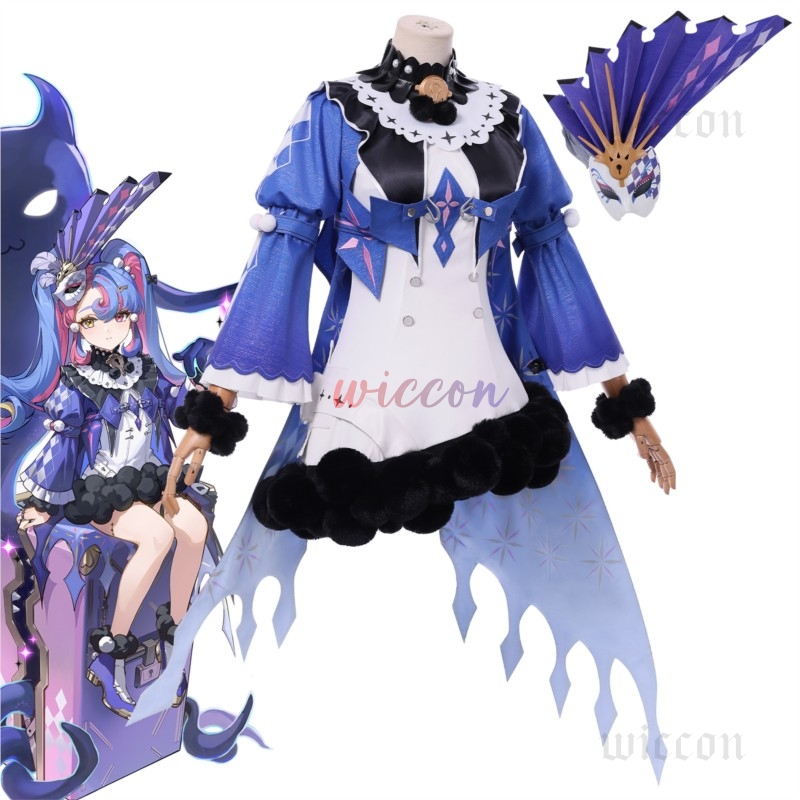 Roccia Cosplay Kostuum Pruik J - Anime Cosplay Japanese Girl recensie en prijs