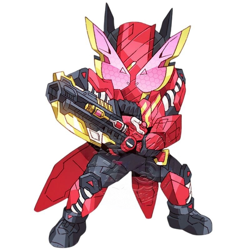 Kamen Rider chibi anime mercha - Anime Cosplay Kamen Rider recensie en prijs