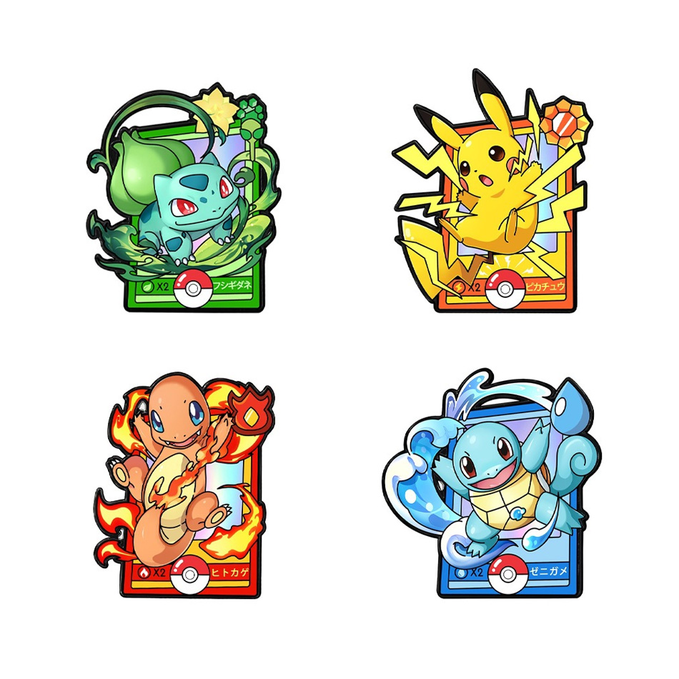4 stuks Pokemon Emaille Pins S - Anime Cosplay Pokemon recensie en prijs