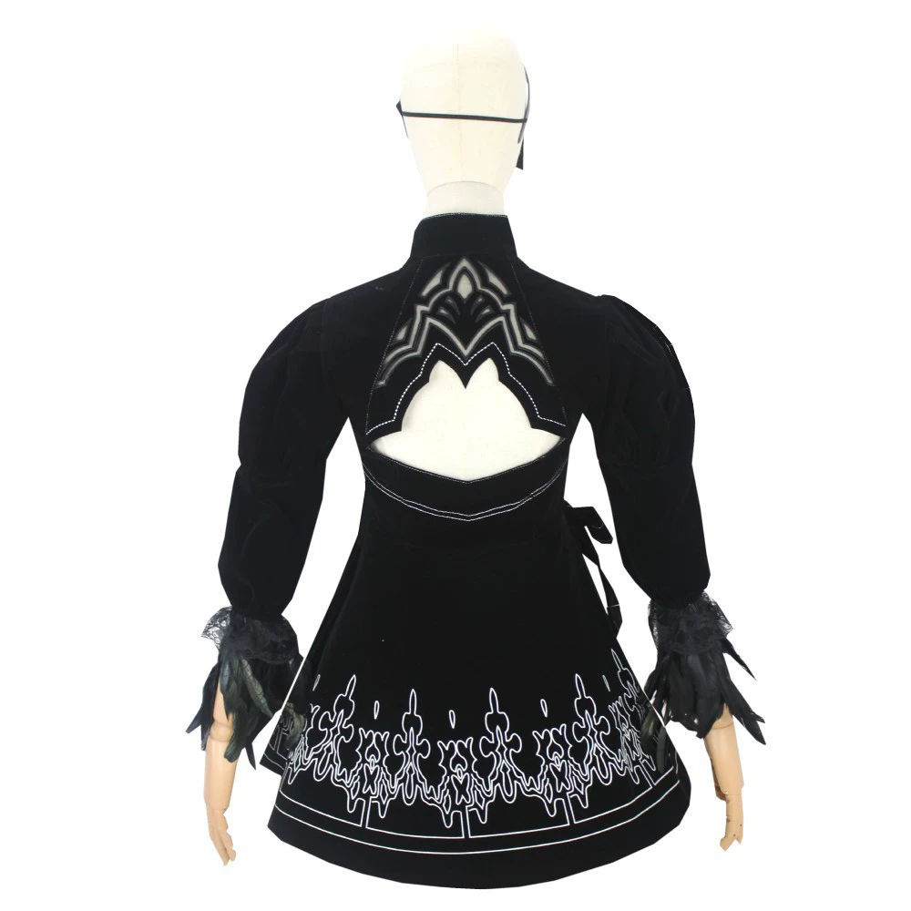 8 STKS anime 2B Cosplay Kostuu - Anime Cosplay Eyes recensie en prijs